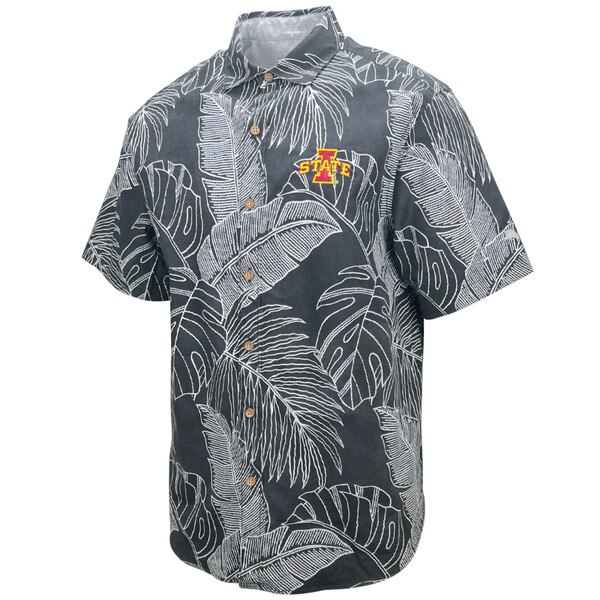 Tommy Bahama® I-State Black Palm Leaves Sport Line Button Down